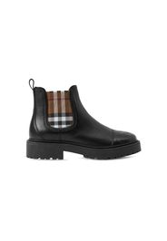 Burberry Kids Cintura a quadri - Nero