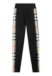 Burberry Vintage Check-panel leggings - Nero