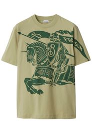 Burberry EKD crew-neck cotton T-shirt - Verde