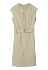 Burberry cotton-blend dress - Toni neutri
