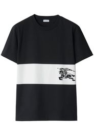 Burberry EKD-print cotton T-shirt - Nero