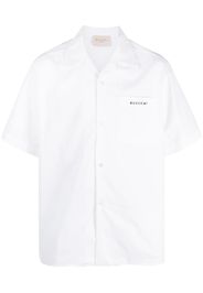 Buscemi embroidered-graphic cotton shirt - Bianco