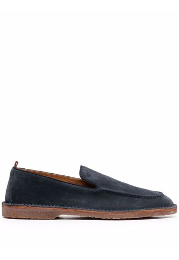 Buttero round-toe suede loafers - Blu