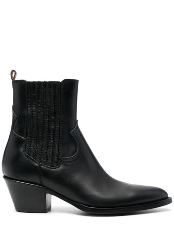 Buttero 55mm leather ankle boots - Nero