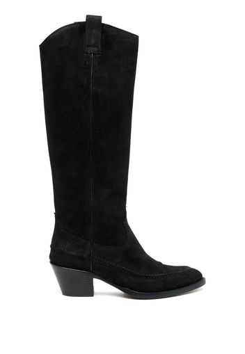 Buttero 55mm knee-length cowboy boots - Nero