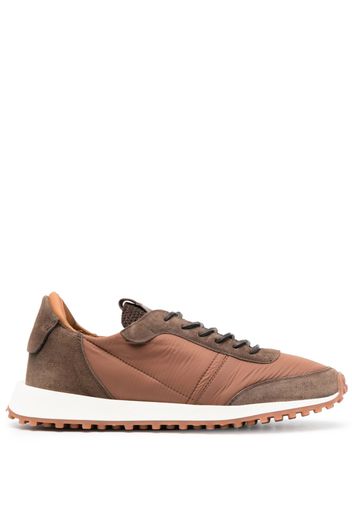 Buttero panelled low-top sneakers - Marrone