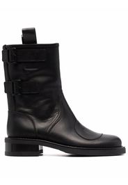 Buttero Elba leather mid-calf boots - Nero