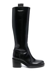 Buttero leather 65mm long boots - Nero