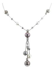 Bvlgari Pre-Owned 2010 pre-owned white gold Lucéa pearl necklace - Argento