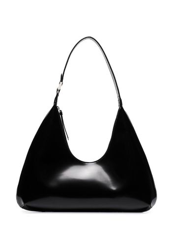 Black Amber leather shoulder bag