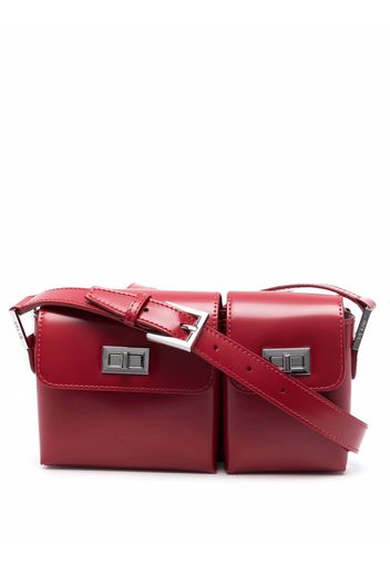 BY FAR Baby Billy leather bag - Rosso