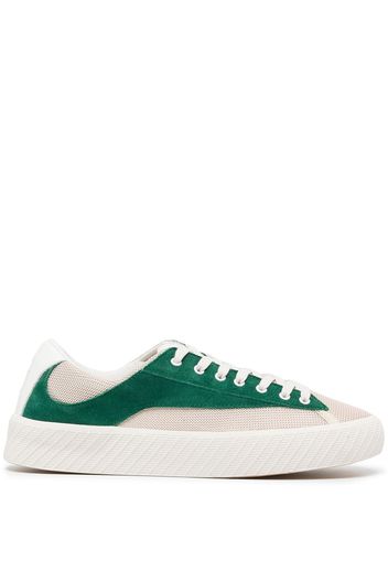 BY FAR suede-panel sneakers - Verde