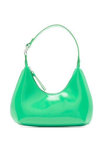 BY FAR Amber mini leather shoulder bag - Verde