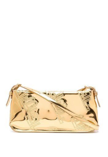 BY FAR Rachel studded shoulder bag - Oro