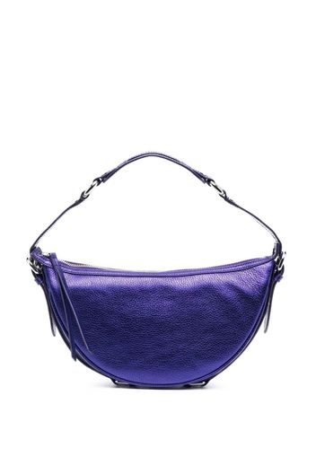 BY FAR pebble-texture leather shoulder bag - Viola