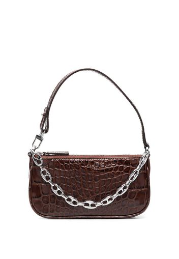 BY FAR Mini Rachel tote bag - Marrone