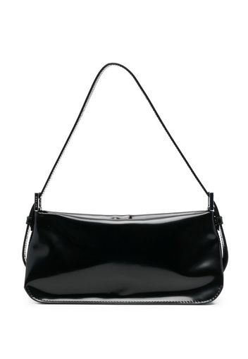 BY FAR patent-leather shoulder bag - Nero