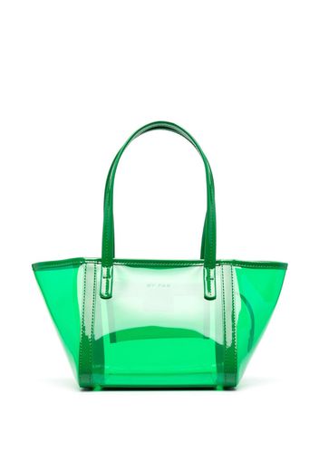 BY FAR PVC tote bag - Verde