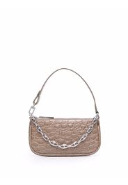 BY FAR mini Rachel chain shoulder bag - Grigio