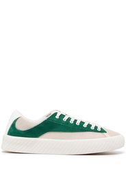 BY FAR suede-panel sneakers - Verde