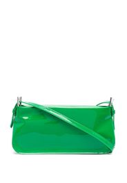 BY FAR Dulce patent leather shoulder bag - Verde