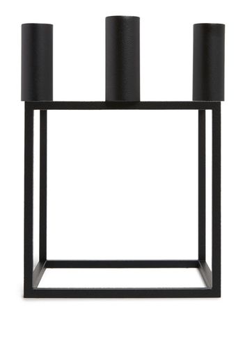 by Lassen Kubus metal candle holder - Nero