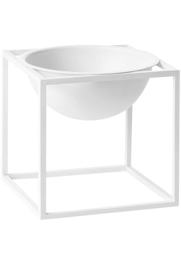 by Lassen Kubus matte-finish bowl - Bianco