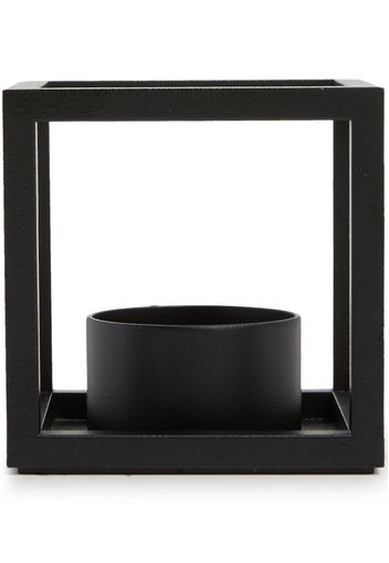 by Lassen Kubus metal candle holder - Nero