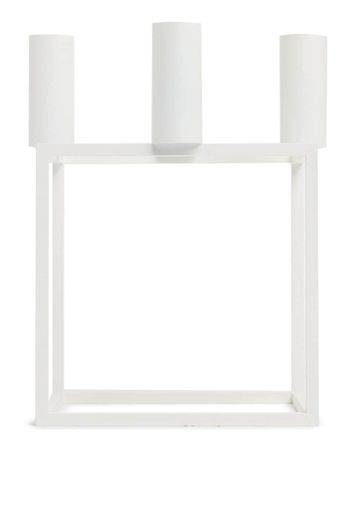 by Lassen Kubus metal candle holder - Bianco