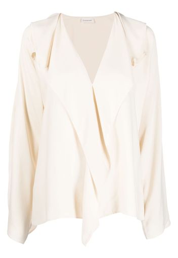 By Malene Birger layered-details flared blouse - Toni neutri