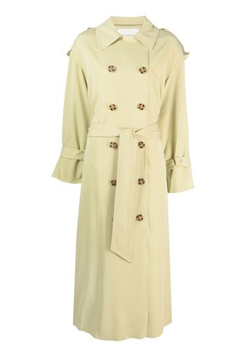 By Malene Birger double-breasted button-fastening coat - Verde