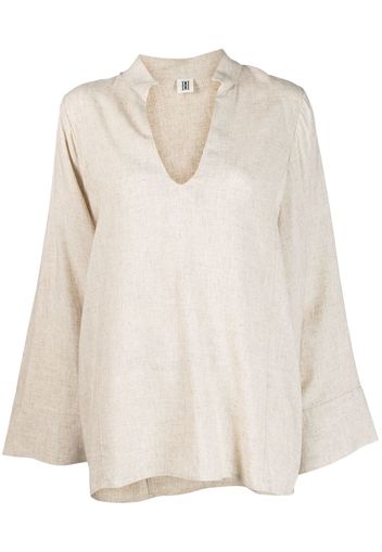 By Malene Birger Blusa Lomaria con maniche ampie - Toni neutri