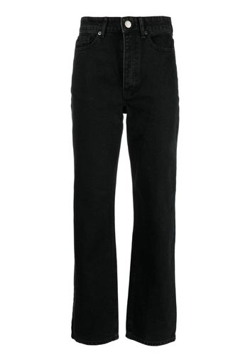 By Malene Birger straight-leg organic-cotton jeans - Nero