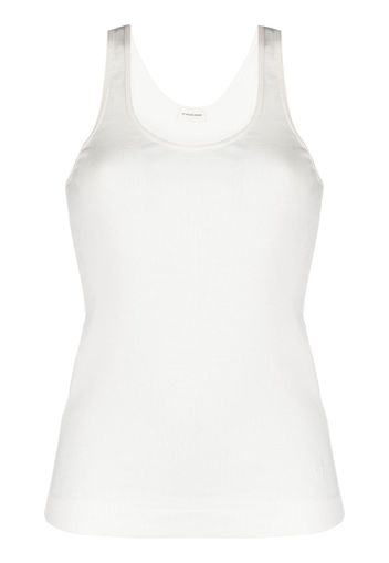 By Malene Birger Anisa ribbed-knit tank top - Bianco