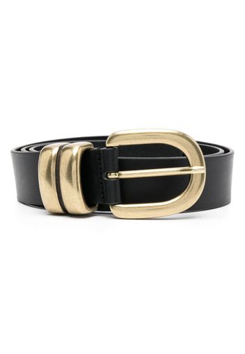 By Malene Birger Zoira leather belt - Nero