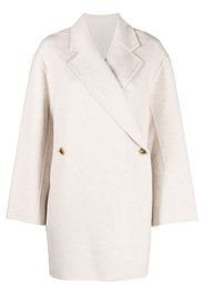 By Malene Birger double-breasted wool midi coat - Toni neutri