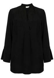 By Malene Birger Flaiy silk blouse - Nero