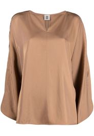 By Malene Birger wide-sleeve blouse - Marrone