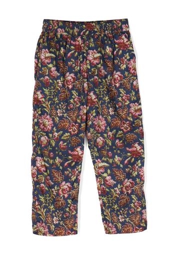 By Walid all-over floral-print trousers - Multicolore