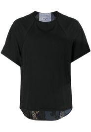 By Walid T-shirt con design patchwork - Nero