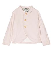 By Walid curved-trim button-down jacket - Rosa