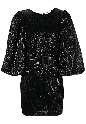 byTiMo sequin-embellished mini dress - Nero