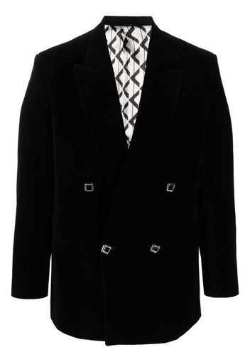 C Diem Blazer doppiopetto Sterve - Nero