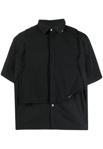 C2h4 Intervein short-sleeved shirt - Nero