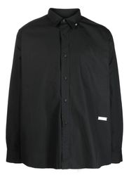 C2h4 raw-cut hem shirt - Nero