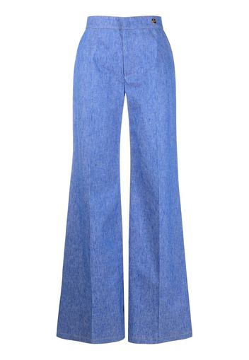 Câllas Milano Pantaloni svasati Jane a vita alta - Blu