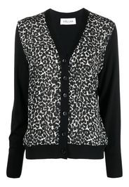 Câllas Milano Cardigan Catia con stampa - Nero