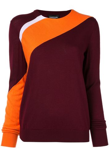 Maglione bicolore