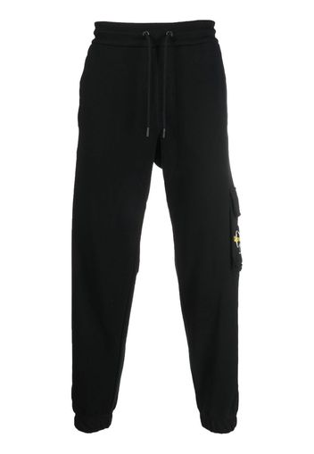 Calvin Klein Jeans embroidered-logo track pants - Nero