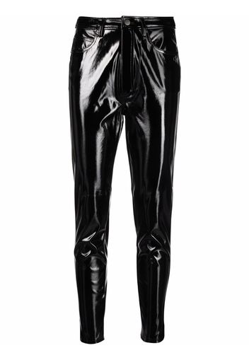 Calvin Klein Jeans high-shine finish trousers - Nero